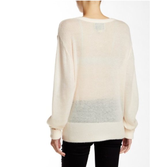 NWT Wildfox Couture White Label Nordstrom, Chic Oversized Sweater, XS - Picture 3 of 8